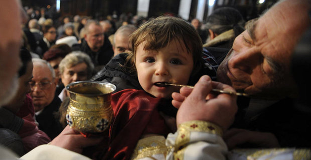 APTOPIX Macedonia Orthodox Christmas